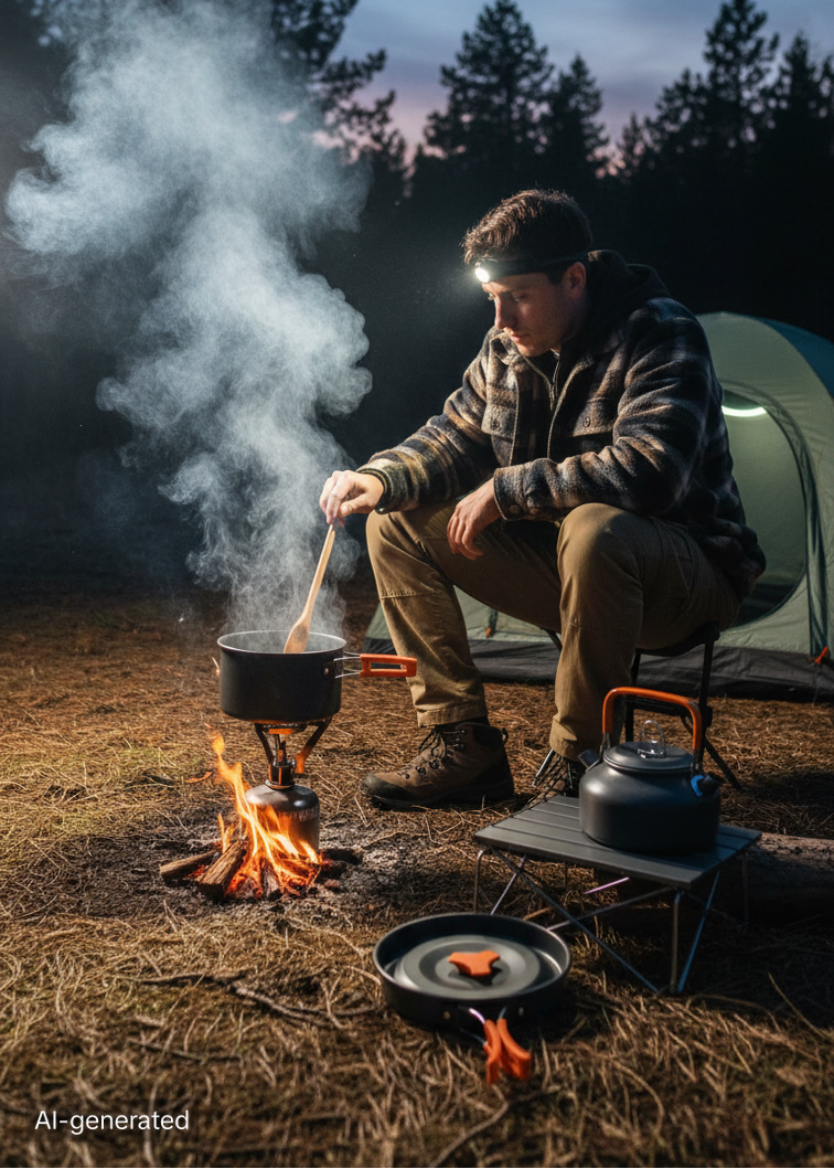 Portable Camping Cooking Set – Lightweight & Easy to Carry