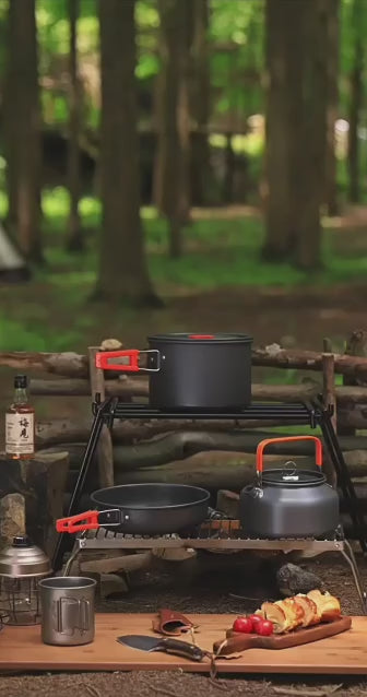 Portable Camping Cooking Set – Lightweight & Easy to Carry